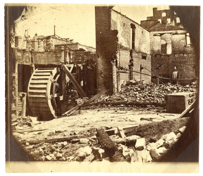 Ruins of a Paper Mill, Richmond, Virginia, 1865. (GLC05111.01.0792)