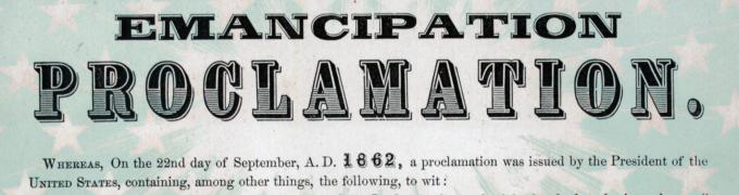 Emancipation Proclamation (Chicago: Rufus Blanchard, ca. 1863–64) (GLC05508.272)