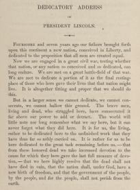 gettysburg address summary homework
