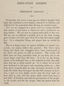 Abraham Lincoln’s Gettysburg Address (GLC07743.01)