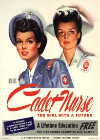 Be a Cadet Nurse, United States Public Health Service, 1944. (GLC09520.04)