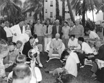 Press conference with Harry S. Truman, March 30, 1950 (Truman Library & Museum)