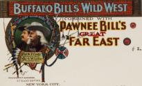 Letterhead from Buffalo Bill's Wild West show, 1910, detail. (GLC)