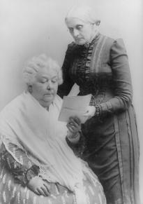Elizabeth Cady Stanton and Susan B. Anthony, ca. 1890. (Library of Congress P&P)