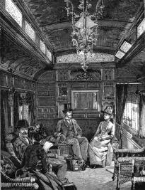 Pullman porter car from Scribner’s Magazine, September 1888