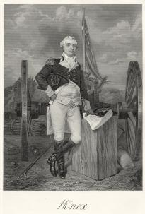 Steel engraving of Henry Knox from the original by Alonzo Chappel (1828-1887). F