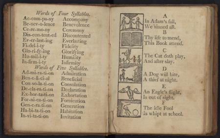 The New England Primer, Improved (Hartford: Lincoln & Gleason and Hudson & Goodwin, 1803) (Rare Books and Special Collections Division, Library of Congress)