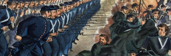 "The Battle of Mill Spring, Ky., January 19th, 1862," by Currier and Ives, New York. (Gilder Lehrman Collection)