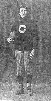 Jim Thorpe in the football uniform of Carlisle Indian School, Pennsylvania, ca. 1909 (National Archives)