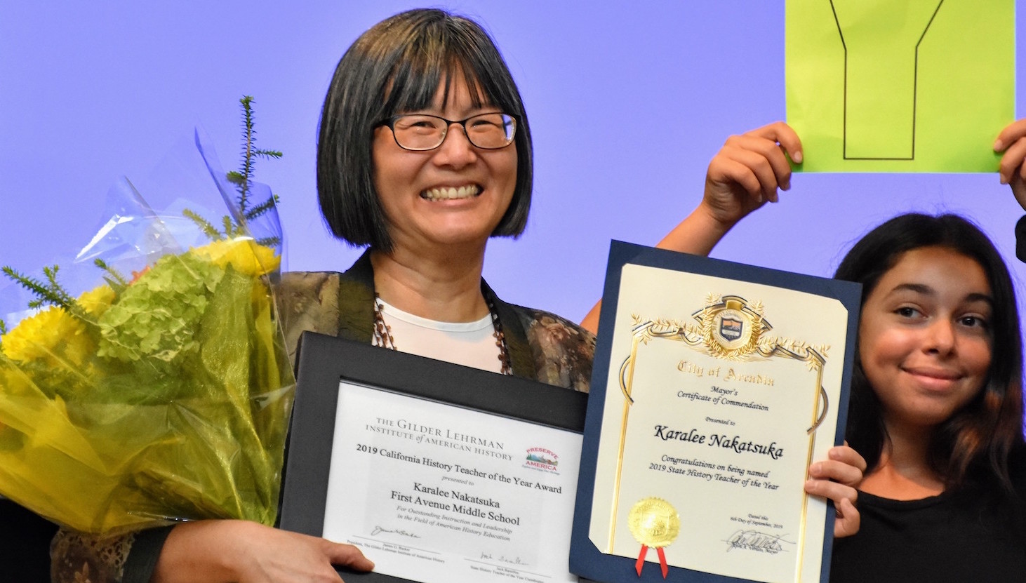 2019 California History Teacher of the Year Karalee Nakatsuka