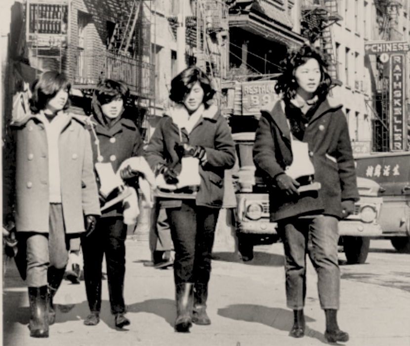 Photo of Chinese American Women in NYC.