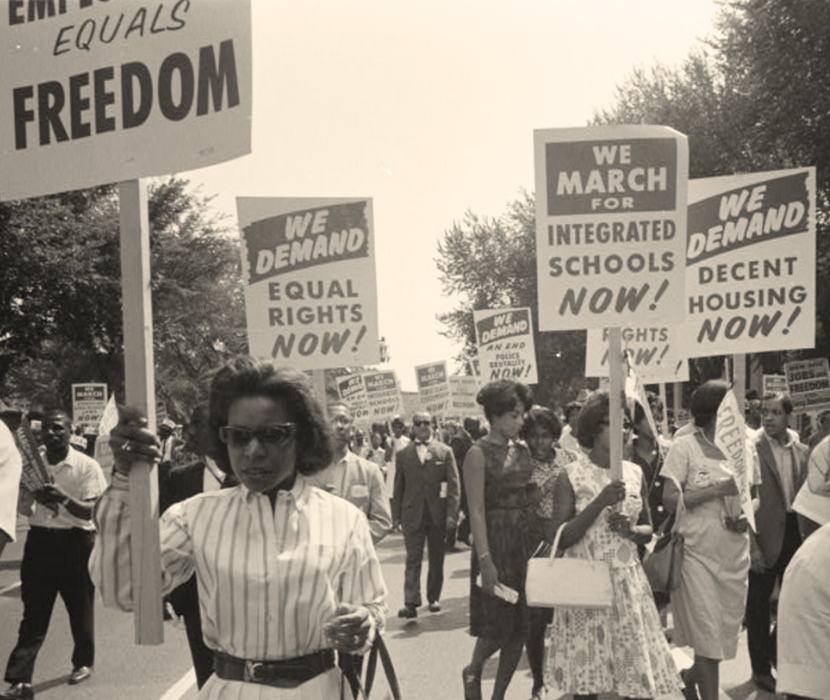 Photo of Civil Rights march.