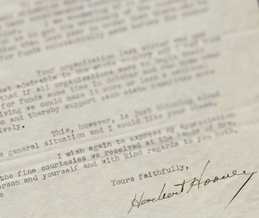 Herbert Hoover signature