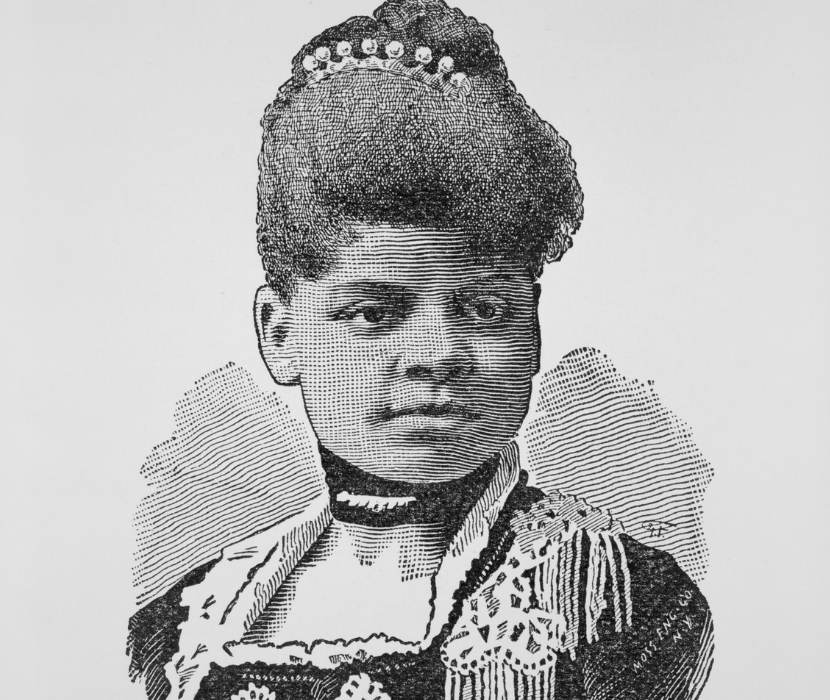 Engraving from 1891 depicting Ida B. Wells