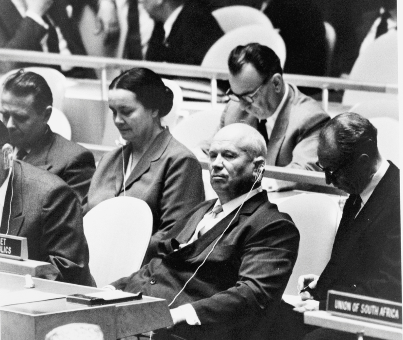 Photo of Nikita Khrushchev.
