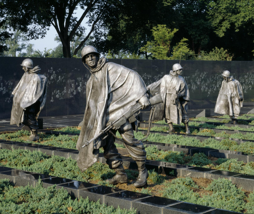 Photograph of Korean War Veterans Memorial
