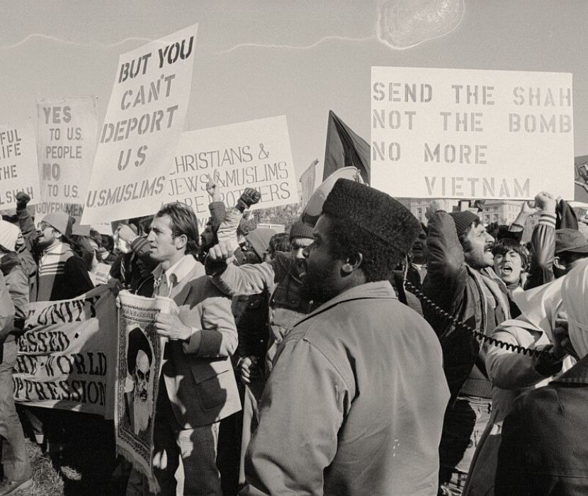 Photo of DC protest of Iran Hostage Crisis.