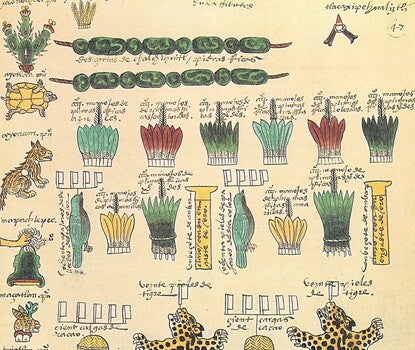Codex Mendoza page