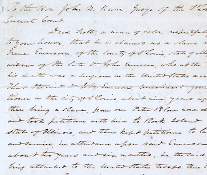 Handwritten document in cursive