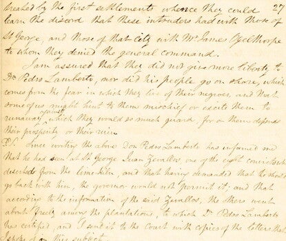 A handwritten transcript of a letter