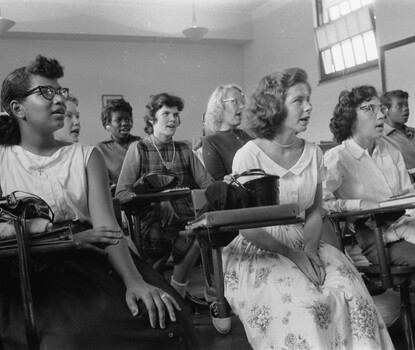 Integrated classroom at Anacostia High School, Washington, D.C.