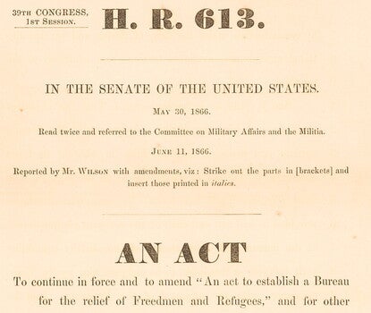 A typed act of Congress.