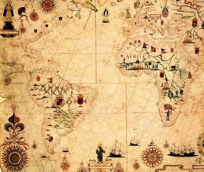 Map of the Kongo River.