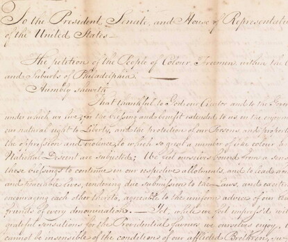 A handwritten document in script.
