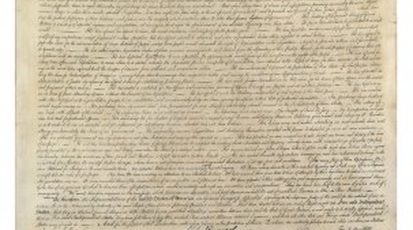 William J. Stone's facsimile of the Declaration of Independence, Philadelphia, 1823.