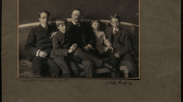 Theodore Roosevelt with His Four Sons
