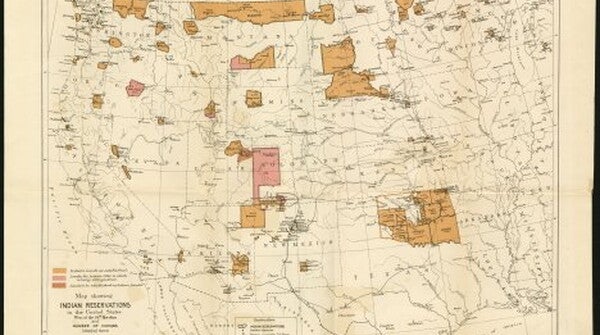 1881 Map of Indian Reservations
