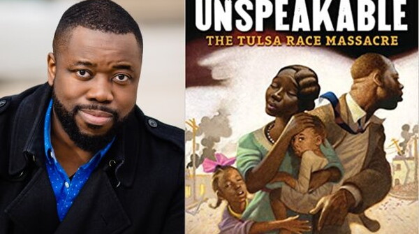 Tamar Greene and cover of Unspeakable: The Tulsa Race Massacre