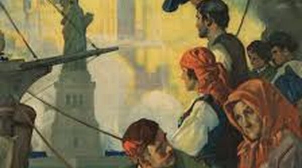 Immigration painting