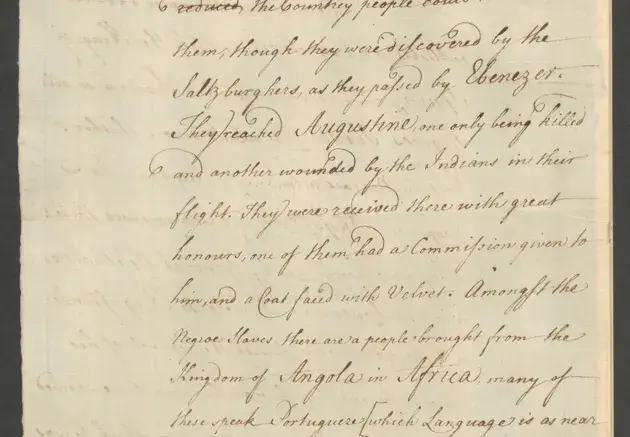 A handwritten letter in cursive.