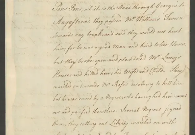 A handwritten letter in cursive.
