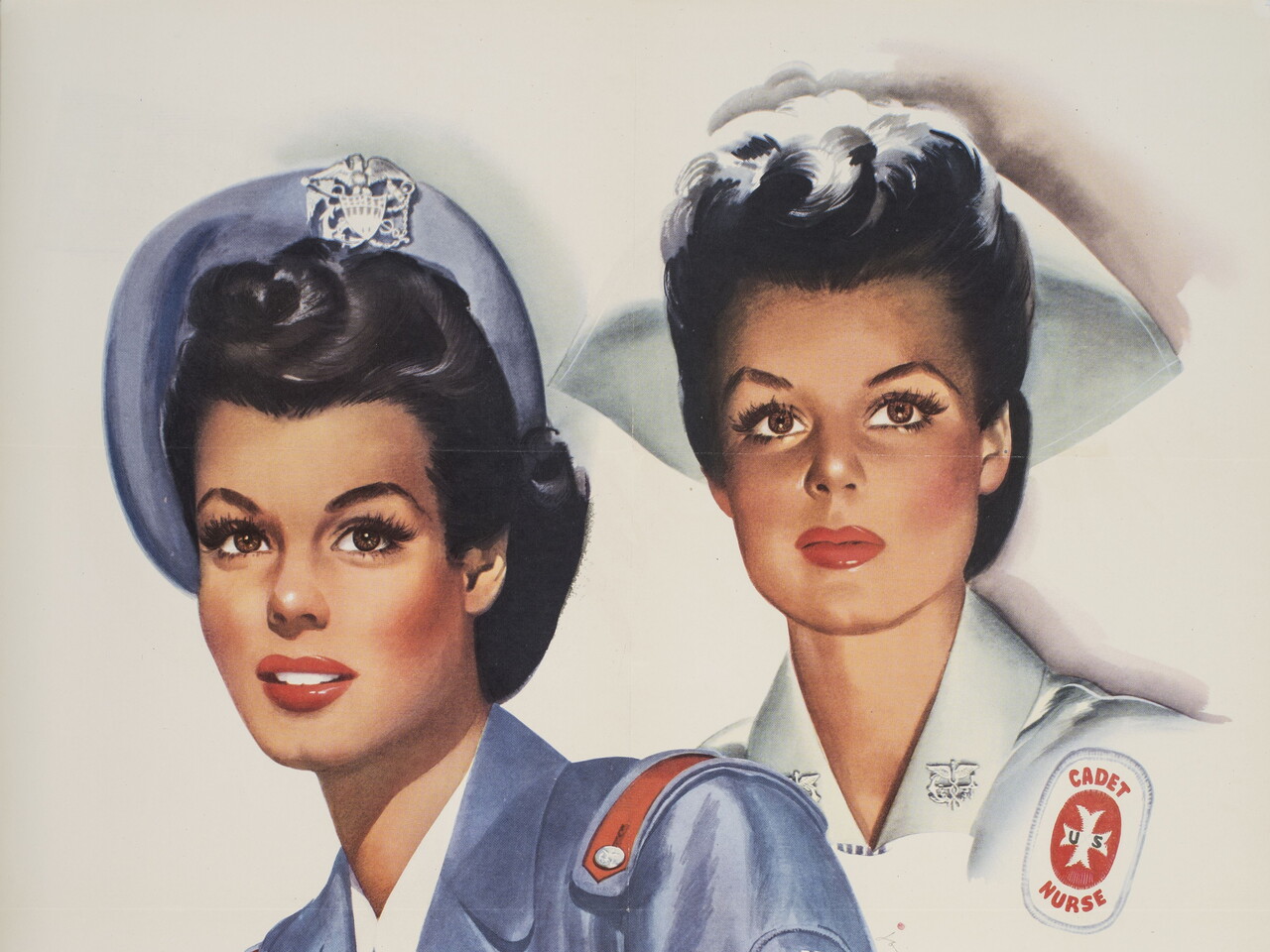 1944 poster encouraging women to join the US Cadet Nurse Corps.