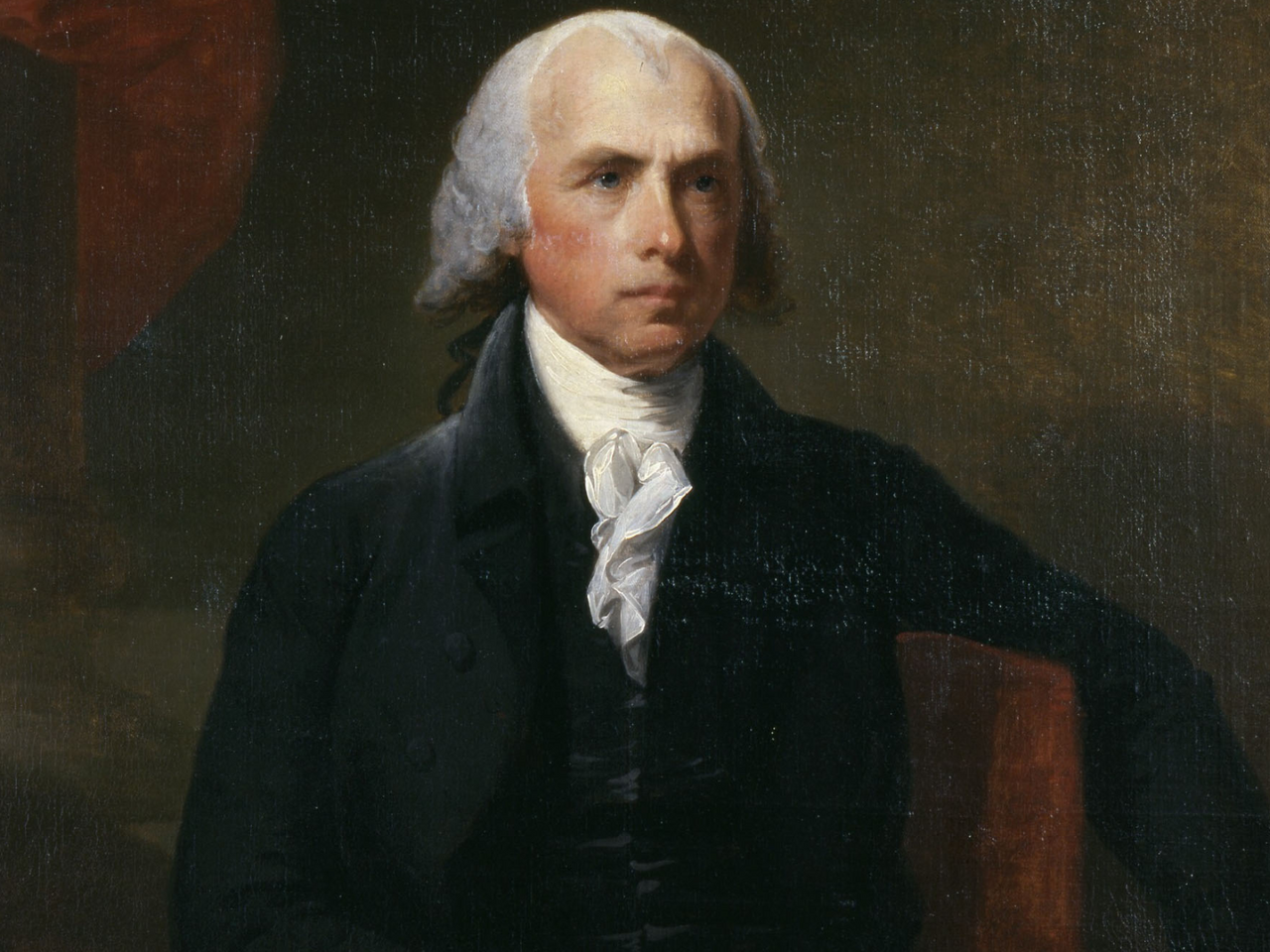 Portrait of James Madison by Gilbert Stuart