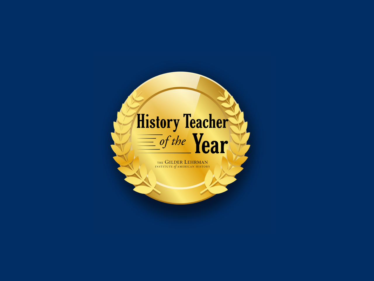 National History Teacher of the Year logo