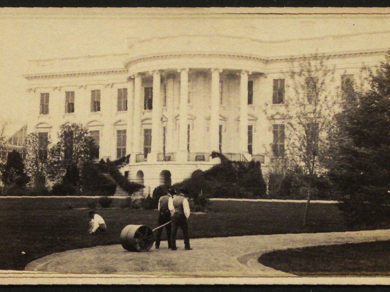 Front view of the White House