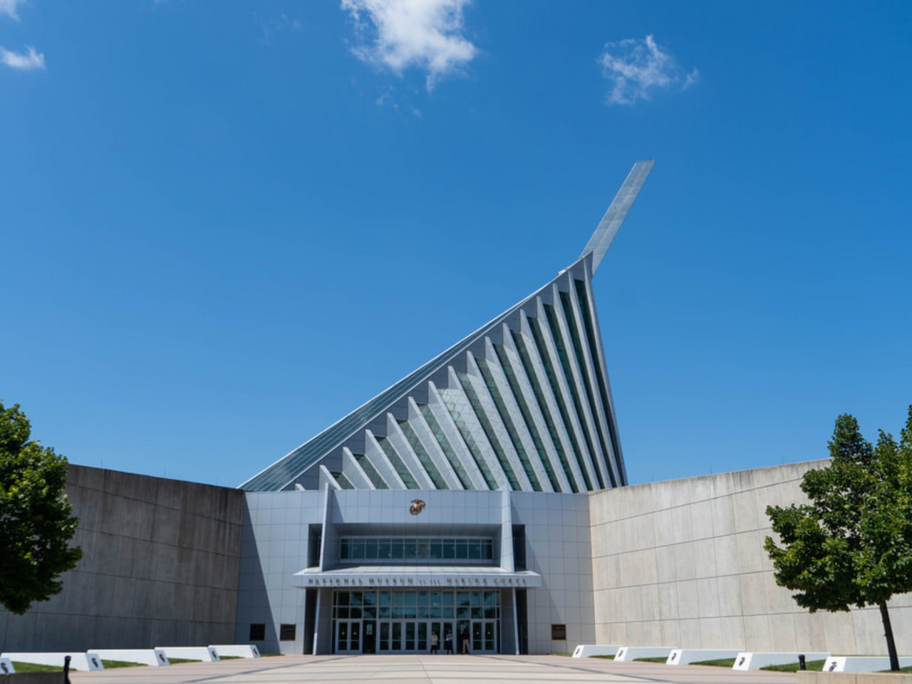 Exterior view of National Museum of the Marine Corps