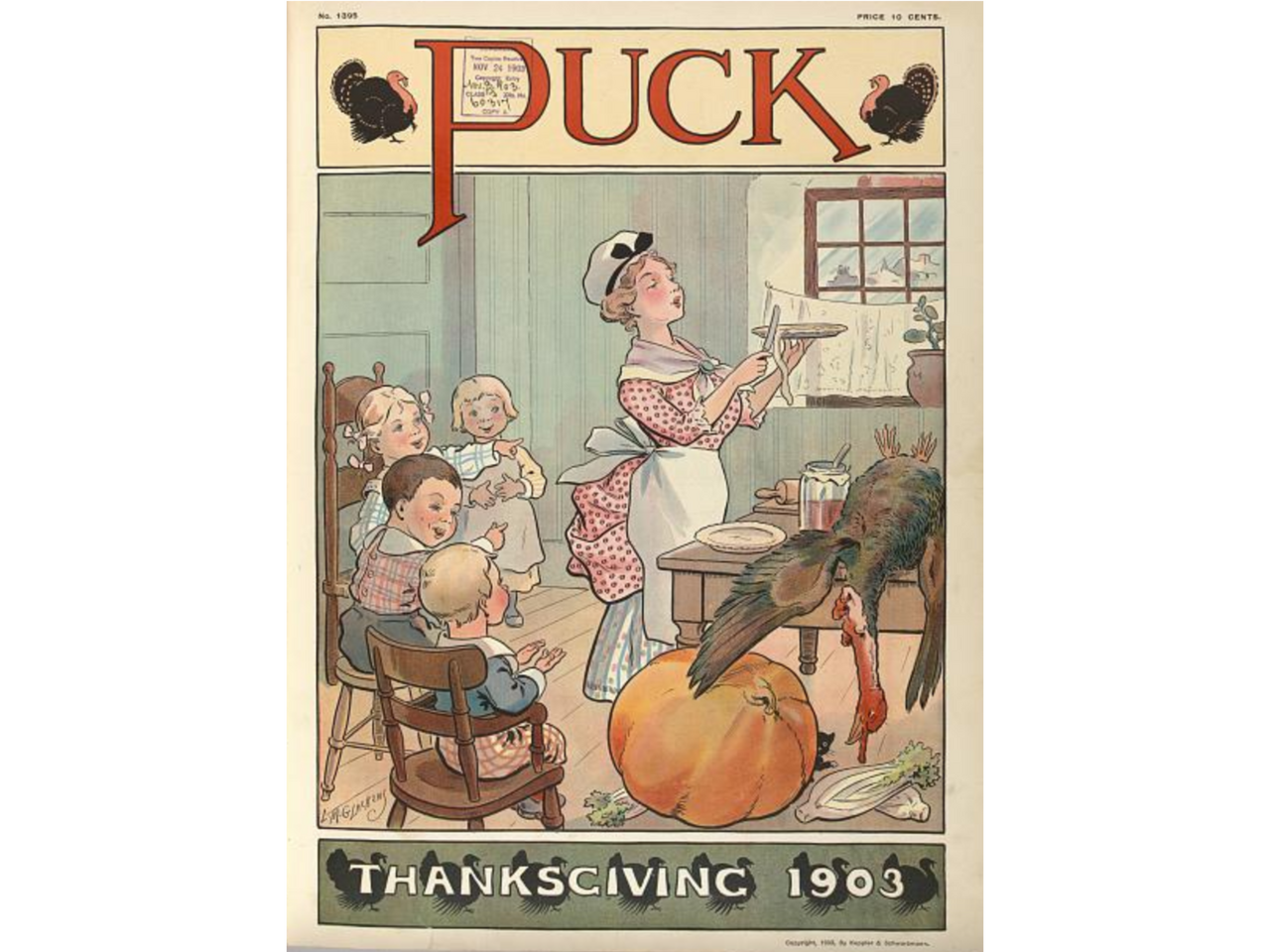 Cover of Puck, November 25, 1903. (Library of Congress Prints and Photographs Division)