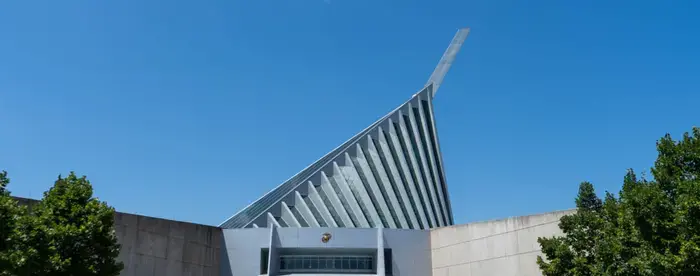 Exterior view of National Museum of the Marine Corps