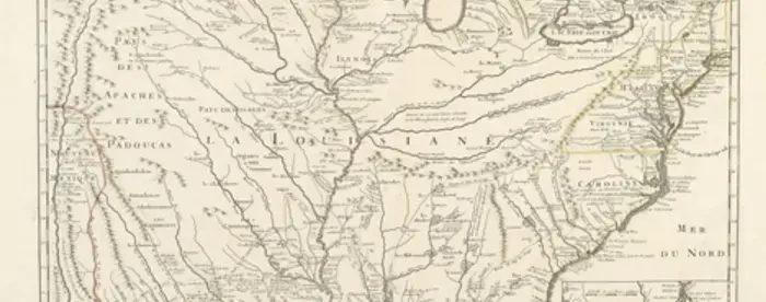 Map of Louisiana and of the River Mississippi, ca. 1719-21