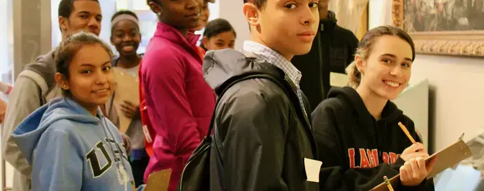Saturday Academy students on a field trip