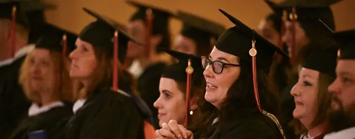 Grads at Commencement