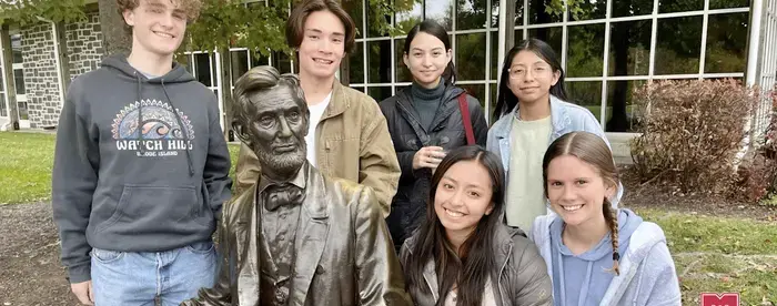 Group of Marist Long Reach Society students