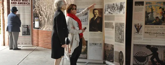WWI exhibition on display
