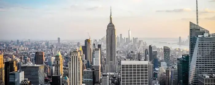 New York City Manhattan skyline.