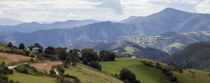 A view of Camino de Santiago, Spain.