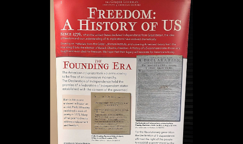 Preview of Freedom a History of US exhibition